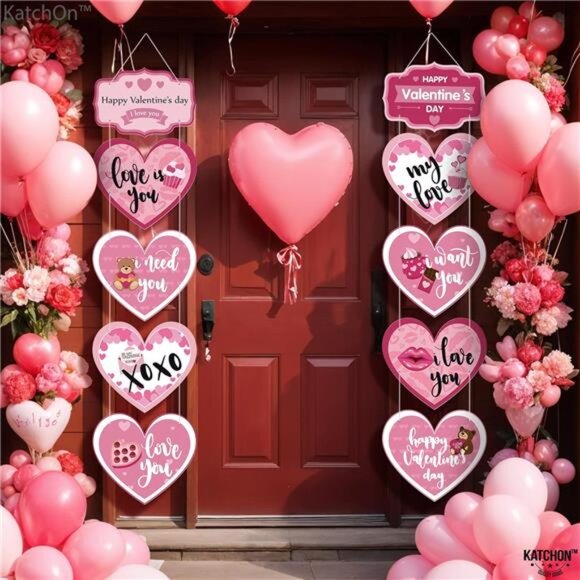 5 Feet, No DIY | Happy Valentine's Day Outdoor Banner | Valentine's Day - Picture 4 of 10